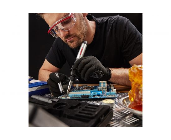 Газовый паяльник с пьезоподжигом REXANT 17 мл, 11 предметов 12-0505 – изображение 7