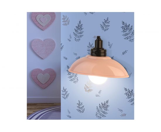 Светодиодный ночник-светильник ЭРА NLED-487-1W-SW-P настенный, на батарейках, с выключателем, розовый, Б0051477 – изображение 8