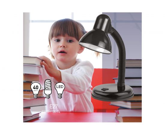 Настольный светильник ЭРА N-120-E27-40W-BK черный C0041453 – изображение 8