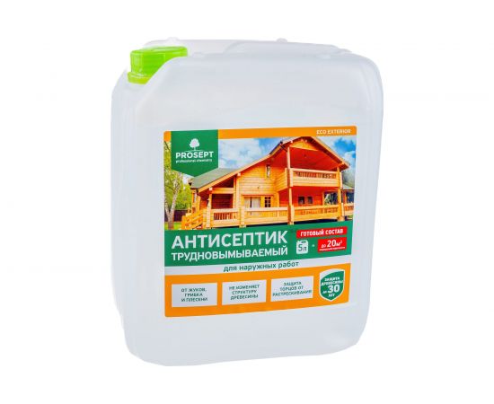 Антисептик для наружных работ PROSEPT ECO EXTERIOR Готовый состав 5л 013-5 