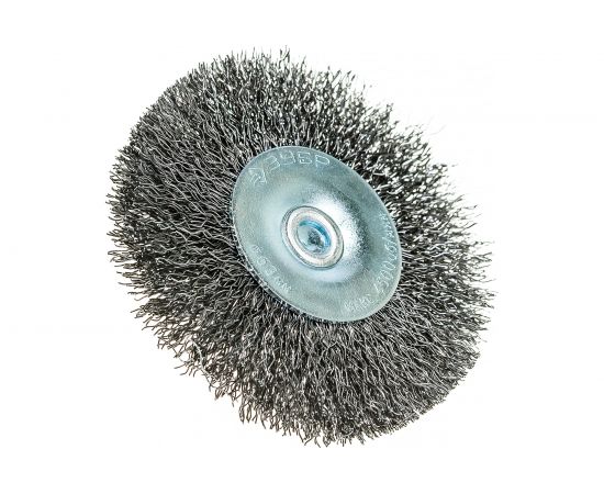 Щетка дисковая ПРОФЕССИОНАЛ (63 мм; 0.3 мм; витая стальная проволока) для дрели ЗУБР 35198-063_z02 