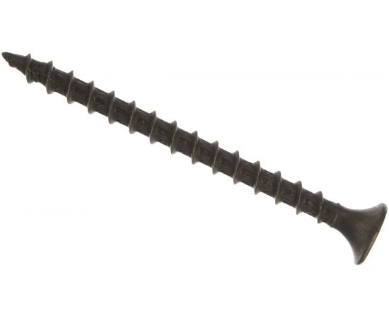 Саморез Качественный КРЕПЕЖ 3,5х51 потай, крупная резьба, оксид 1 кг 1000811 КЧ 