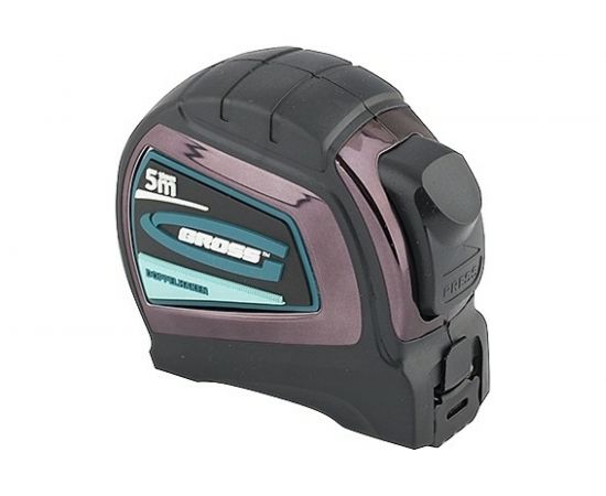 Рулетка Doppelhaken 5мх19мм, двухсторонний зацеп, нейлон, двуст.шкала GROSS 31123 