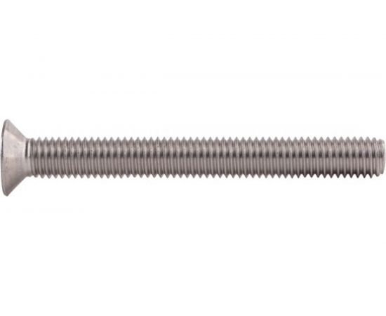Потайной винт КРЕП-КОМП нержавейка, DIN965, А2, 8х80, 10 шт. впн880мф 