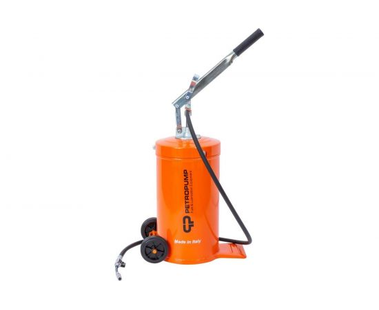 Ручной солидолонагнетатель Petropump 16 кг, с тележкой, 150 бар PP210014 