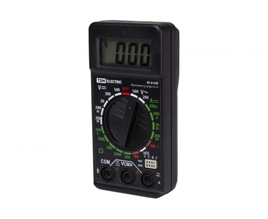 Цифровой мультиметр TDM МастерЭлектрик М-810В SQ1005-0009 – изображение 2