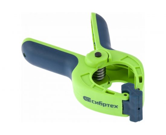 Клещеобразная струбцина, пл, корп 2-х комп, рукоятки, усиленная пружина, СИБРТЕХ 3-3/16 20788 – изображение 2