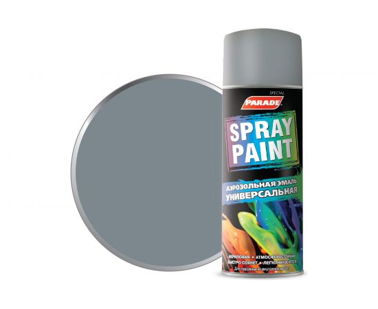 Аэрозольная эмаль PARADE SPRAY PAINT 335 Серый Лк-00001272 – изображение 2