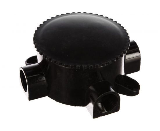 Монтажная электрическая коробка FERON 660V, 165х65х135, черный, КЭМ 2-660-3, 29851 – изображение 2