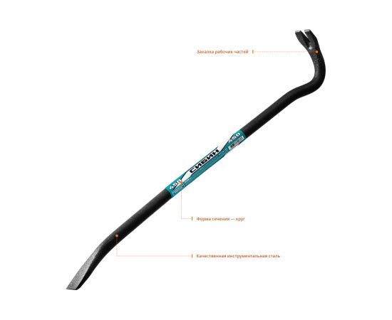 Лом-гвоздодер СИБИН 2173-45 – изображение 2