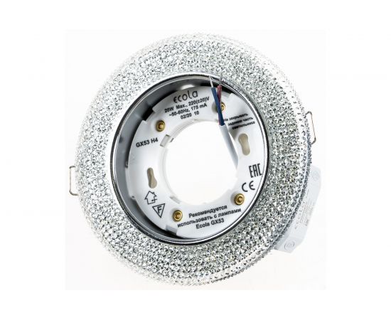 Встраиваемый светильник Ecola GX53 H4 LD7069 с подсветкой Модерн Прозрачный/Хром 35x125 /к+/ FT53CMEFB – изображение 2