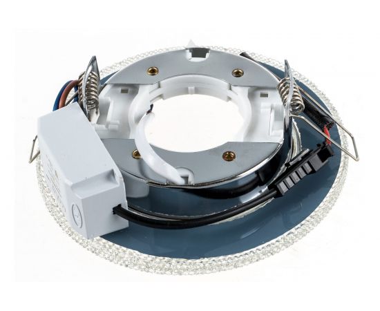 Встраиваемый светильник Ecola GX53 H4 LD7069 с подсветкой Модерн Прозрачный/Хром 35x125 /к+/ FT53CMEFB – изображение 3