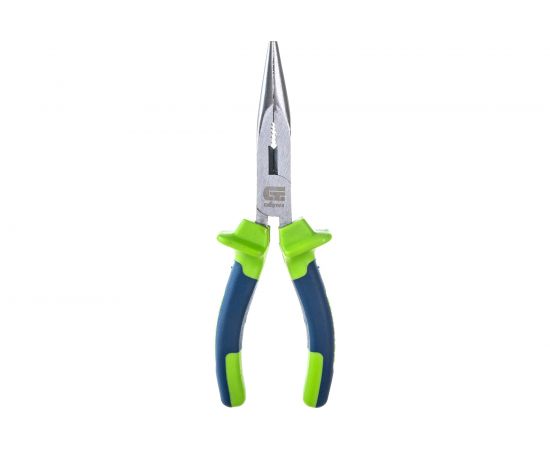 Прямые длинногубцы СИБРТЕХ 180 мм, двухкомпонентные рукоятки 17105 – изображение 3