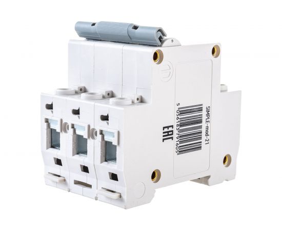 Автоматический выключатель ЭРА SIMPLE ВА 47-29 3P 16А C 4,5кА Б0039238 – изображение 3