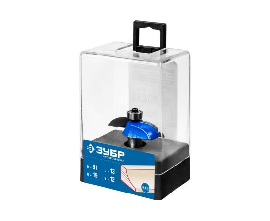 Фреза фигирейная №2 ПРОФЕССИОНАЛ (51х13х58 мм; хвостовик 12 мм) Зубр 28761-51 – изображение 3