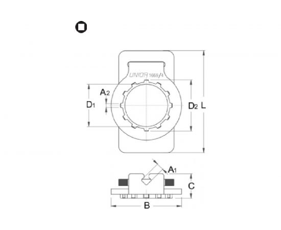 Карманный ключ для снятия спиц и трещоток Unior 616758 – изображение 3