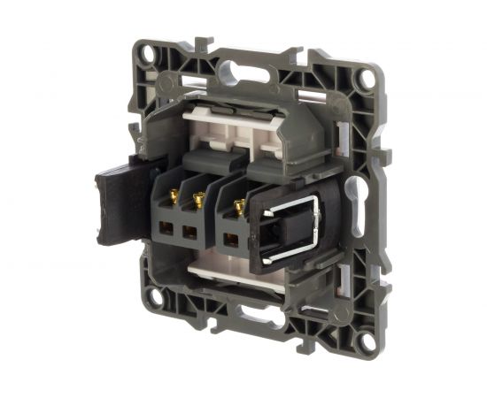 Двойная аудио розетка ЭРА 12-3112-01 IP20, 12, белый Б0027461 – изображение 3