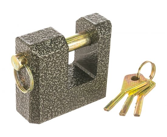 Навесной замок СИБРТЕХ ЗН2-3, 70 мм 91605 – изображение 3