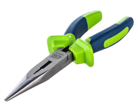 Прямые длинногубцы СИБРТЕХ 180 мм, двухкомпонентные рукоятки 17105 – изображение 4