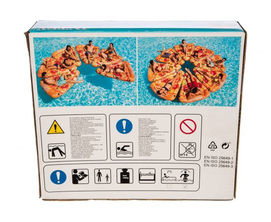 Надувной плотик Intex Пицца 175x145см 58752 – изображение 4