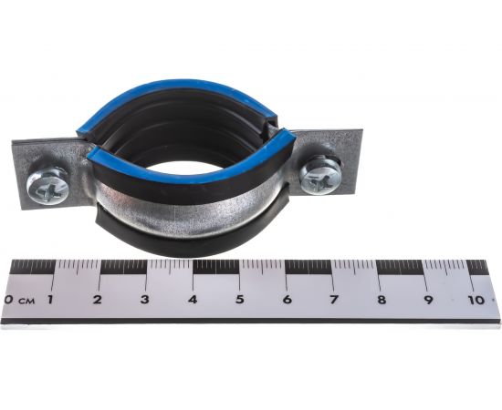 Хомут с гайкой Невский Крепеж оцинк. с резин. уплотн. 1 32-35 мм 818792:44 – изображение 5