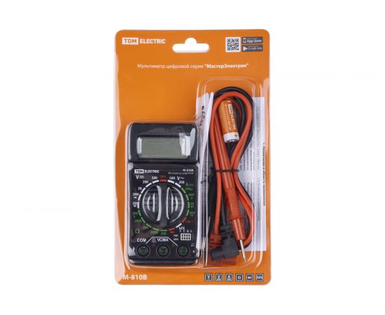 Цифровой мультиметр TDM МастерЭлектрик М-810В SQ1005-0009 – изображение 5