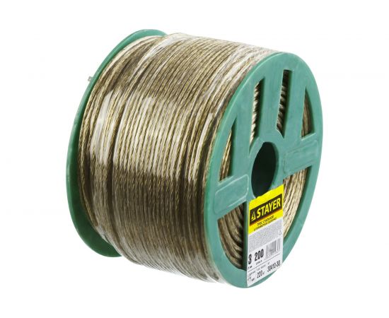 Стальной трос MASTER в полимерной оболочке STAYER 30410-30 