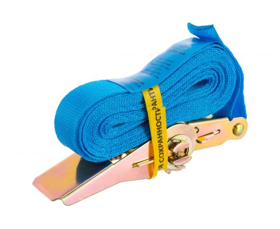 Стяжной кольцевой ремень UVE 0,4/0,8 т, 5 метров, 25мм, RS-25-800-5-blue 