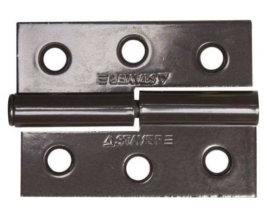 Дверная разъемная петля STAYER Master цвет коричневый левая 65 мм 37613-65-3L 