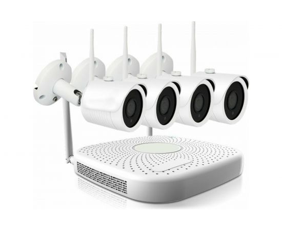 Беспроводной набор видеонаблюдения IVUE IVUE-W5004-1080-B4 