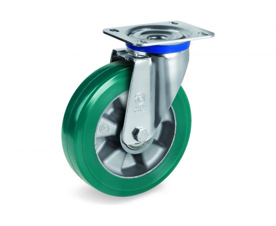 Колесо с вращающейся опорой и пластиной крепления (160 мм; 500 кг) Tellure Rota 624504 