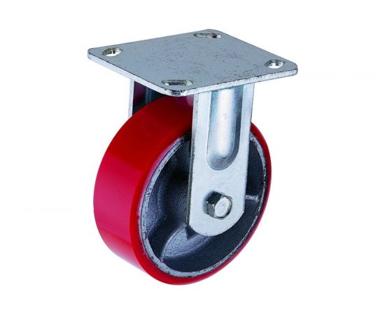 Колесо большегрузное полиуретановое неповоротное 100 мм MFK-TORG FCP42 1041100 