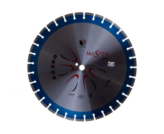 Диск алмазный сегментный Master Line 1A1RSS по железобетону (500х25.4 мм) для резчиков Diam 000506 
