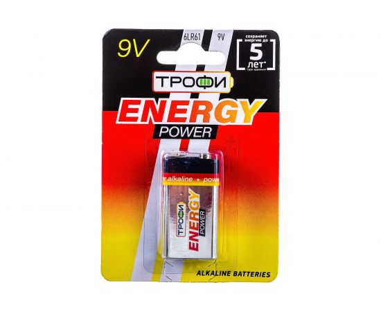 Элемент питания Трофи 6LR61-1BL C0034928 
