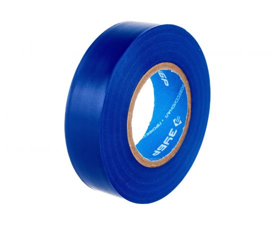 Изолента ПВХ ЗУБР Электрик-20 не поддерживает горение, 20м 0,16x19мм, синяя 1234-7_z02 
