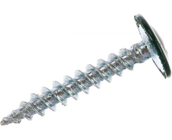 Саморезы с пресс-шайбой Госкреп 4.2х25 мм, зеленые, RAL6005, 20 шт. 1-0017390 