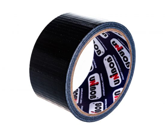 Армированная клейкая лента UNIBOB 48 мм х 10 м черная 214998 – изображение 2