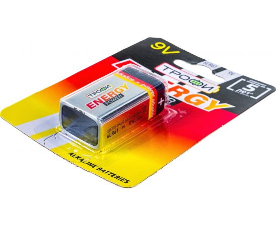 Элемент питания Трофи 6LR61-1BL C0034928 – изображение 2