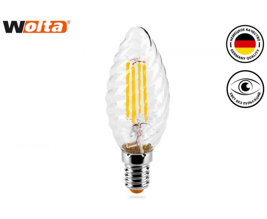 Лампа LED Wolta FILAMENT, 3000К, 25YCTFT7E14 – изображение 2