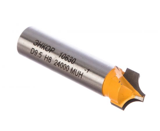 Фреза пазовая фасонная (9.5х8 мм; R 4 мм; хвостовик 8 мм) по дереву Энкор 10630 – изображение 2