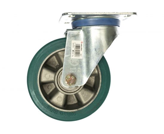 Колесо с вращающейся опорой и пластиной крепления (160 мм; 500 кг) Tellure Rota 624504 – изображение 2