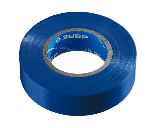 Изолента ПВХ ЗУБР Электрик-20 не поддерживает горение, 20м 0,16x19мм, синяя 1234-7_z02 – изображение 2