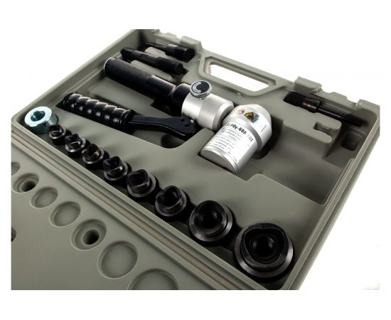 Гидравлический ручной угловой пресс для пробивки отверстий КВТ ПГРОу-60А 66535 – изображение 2