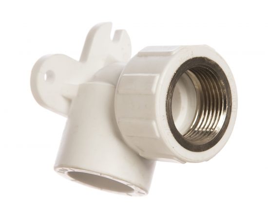 Угольник с внутренней резьбой Политэк с креплением ПП 25х3/4 9400082534 – изображение 2