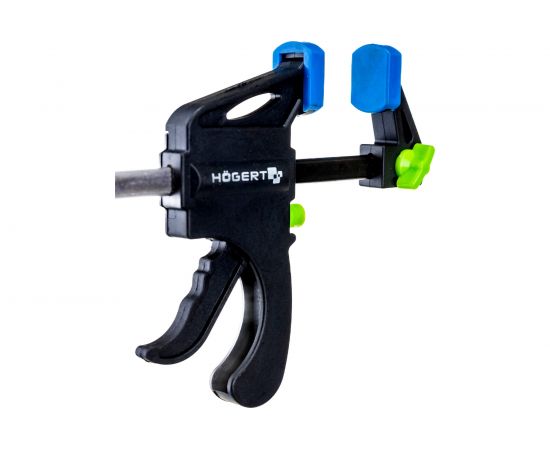 Столярная струбцина Hogert Technik быстрозажимная, 100x34 мм HT3B935 – изображение 3
