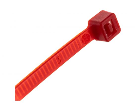 Нейлоновые стяжки FORTISFLEX КСС 4х150 красный 100 штук 49423 – изображение 3