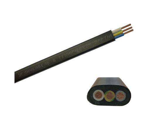 Кабель ВВГ-Пнг(А)-LS 3x2,5окN,PE-0,66, Угличкабель бухта 100м, P161030D2000312 – изображение 3