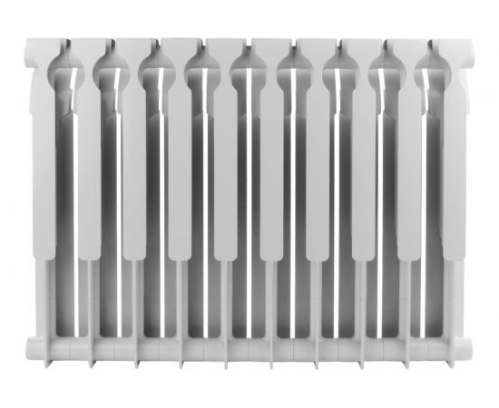 Биметаллический радиатор ROMMER Optima BM 500 10 секций RAL9016 89573 – изображение 3