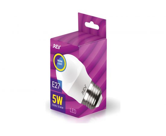 Светодиодная лампа LED G45 E27 5Вт 2700K REV 32262 7 – изображение 3