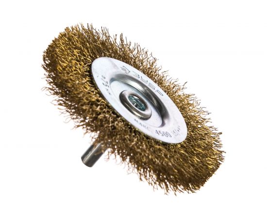 Щетка дисковая (75 мм; 0.3 мм; витая латунированная стальная проволока) для дрел�� ЗУБР 3520-075_z02 – изображение 4